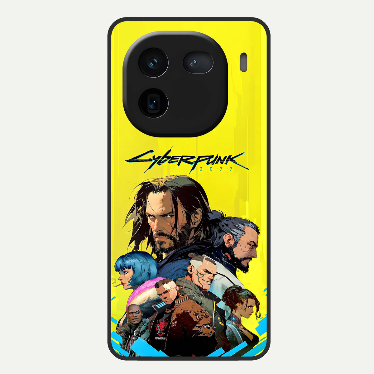  Neon Rebel Genesis Glass Case For iQOO 12 5G back cover – full design glossy printed glass finish