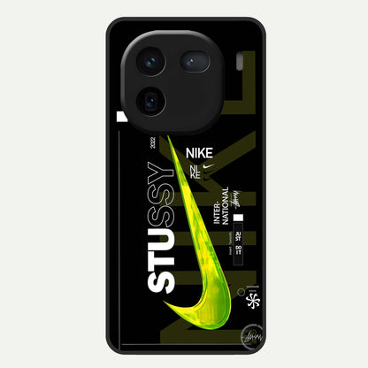  Neon Street Edition Glass Case For iQOO 12 5G back cover – full design glossy printed glass finish
