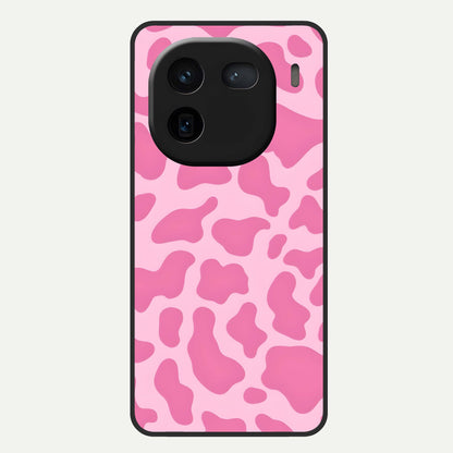 Pinkish Scenery Glass Case For iQOO 12 5G back cover – full design glossy printed glass finish