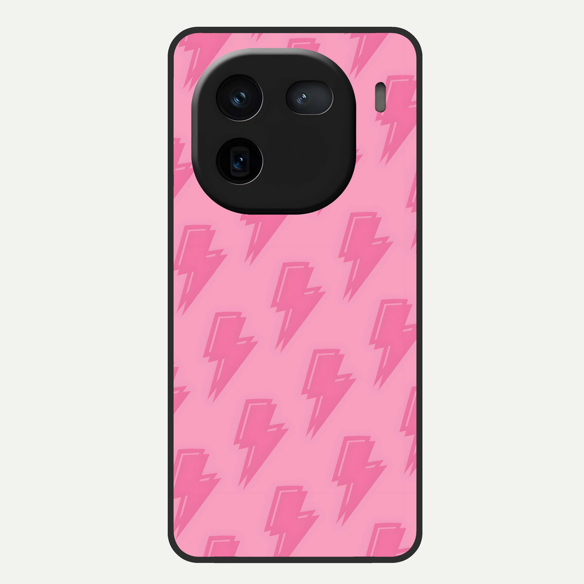  Pink Moo Magic Glass Case For iQOO 12 5G back cover – full design glossy printed glass finish