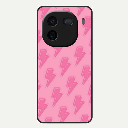  Pink Moo Magic Glass Case For iQOO 12 5G back cover – full design glossy printed glass finish