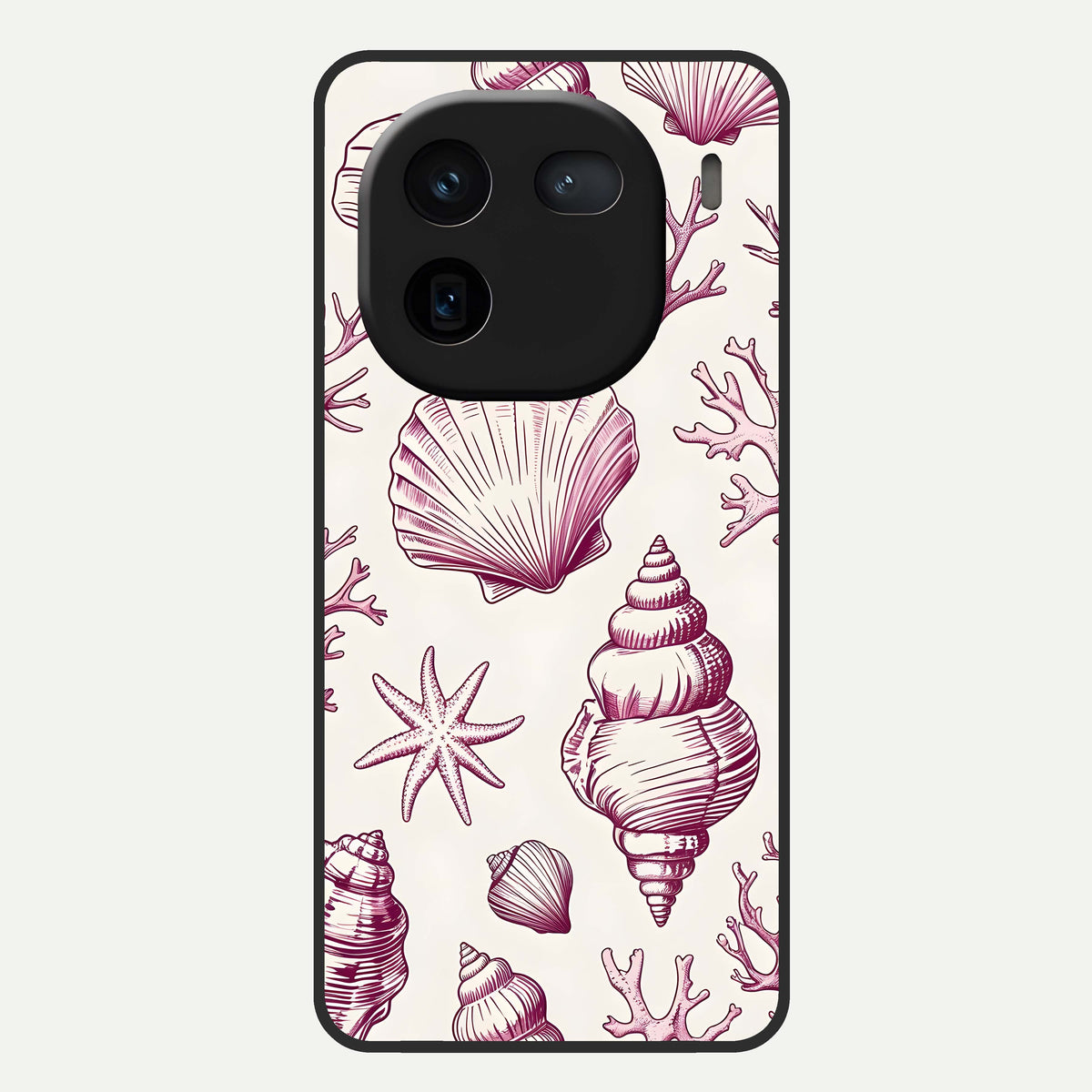  Pink Power Sparks Glass Case For iQOO 12 5G back cover – full design glossy printed glass finish
