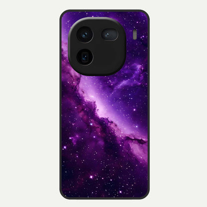  Purple Shade Sky Glass Case For iQOO 12 5G back cover – full design glossy printed glass finish