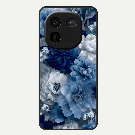  Royal Bloom Garden Glass Case For iQOO 12 5G back cover – full design glossy printed glass finish