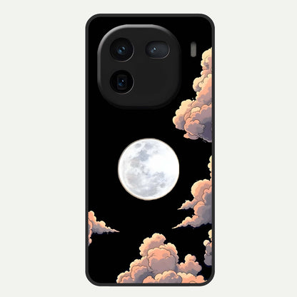  Shade Cloud Moon Glass Case For iQOO 12 5G back cover – full design glossy printed glass finish