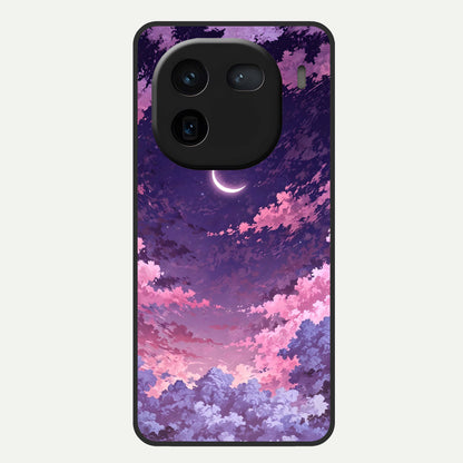  Sky Drift Clouds Glass Case For iQOO 12 5G back cover – full design glossy printed glass finish