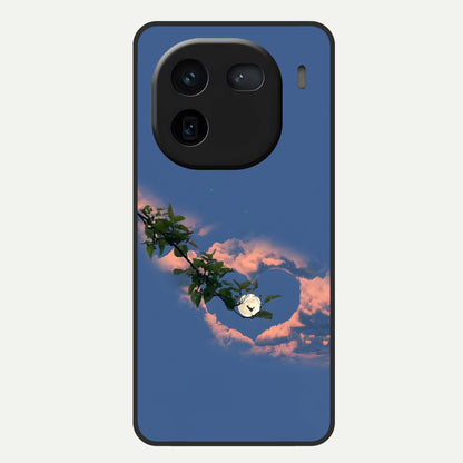  Sky Under Tree Glass Case For iQOO 12 5G back cover – full design glossy printed glass finish