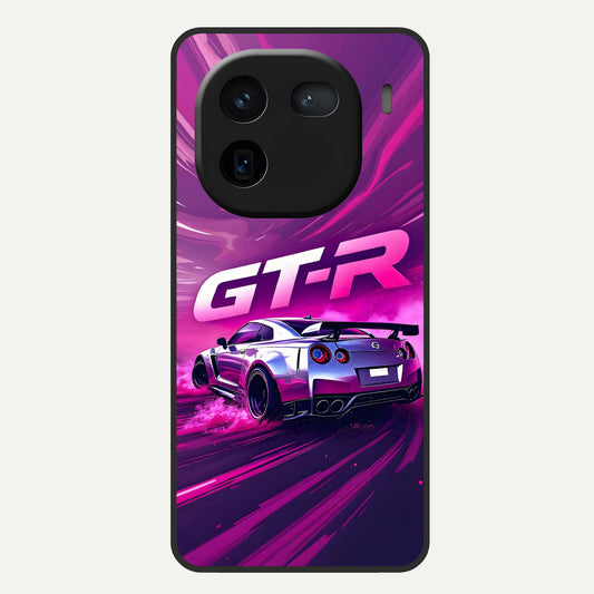  Speed Drift Legend Glass Case For iQOO 12 5G back cover – full design glossy printed glass finish