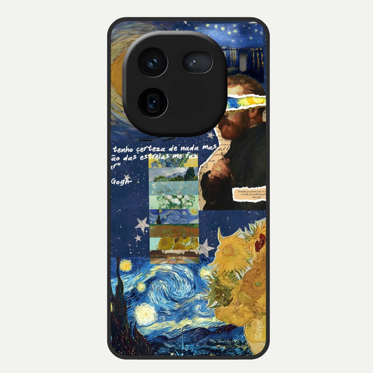  Starry Dream Vision Glass Case For iQOO 12 5G back cover – full design glossy printed glass finish