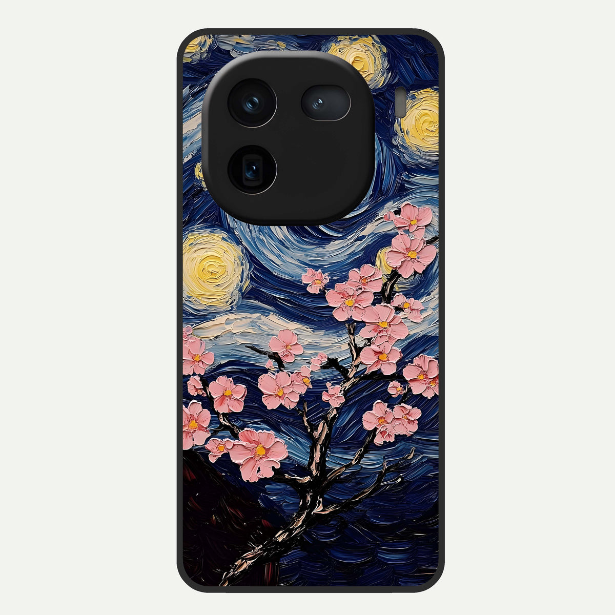  Van Gogh Scenery Glass Case For iQOO 12 5G back cover – full design glossy printed glass finish