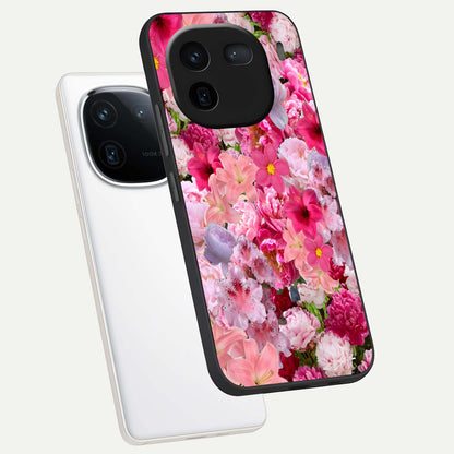  Bloom Crush Fantasy phone case For iQOO 12 5G showing premium glass back cover with detailed artwork