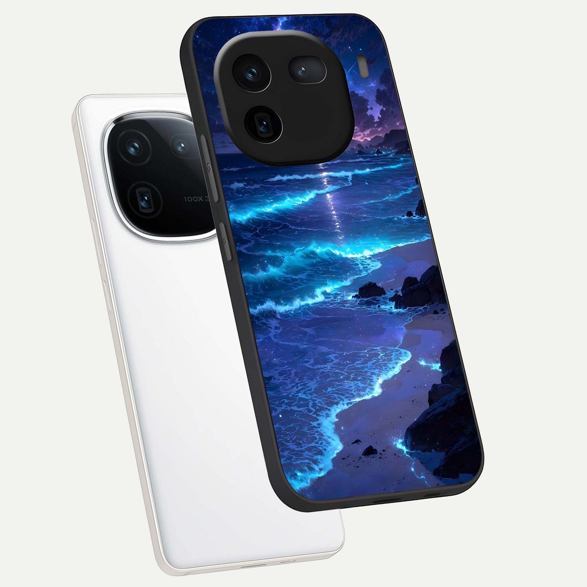  Classic Damn Look phone case For iQOO 12 5G showing premium glass back cover with detailed artwork