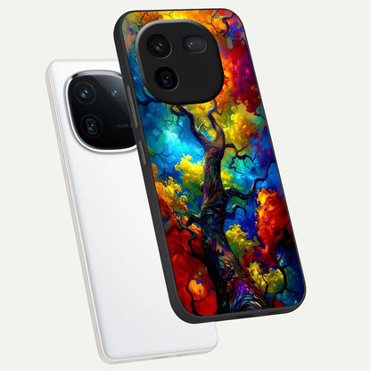  Colorful Soda Bottles phone case For iQOO 12 5G showing premium glass back cover with detailed artwork