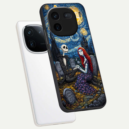  Eternal Night Love phone case For iQOO 12 5G showing premium glass back cover with detailed artwork