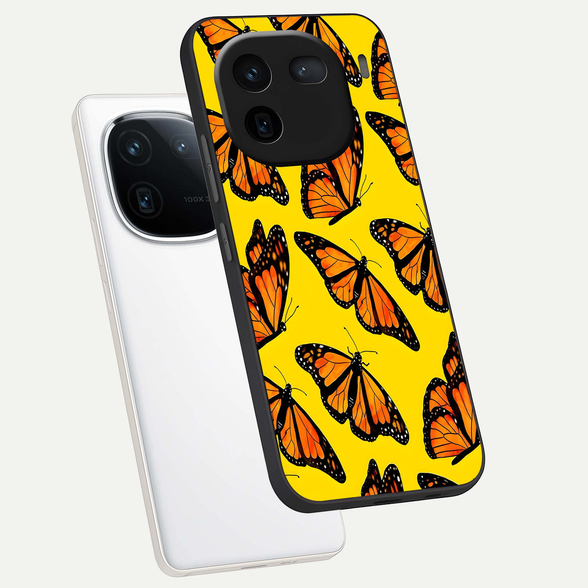  Golden Wing Flight phone case For iQOO 12 5G showing premium glass back cover with detailed artwork