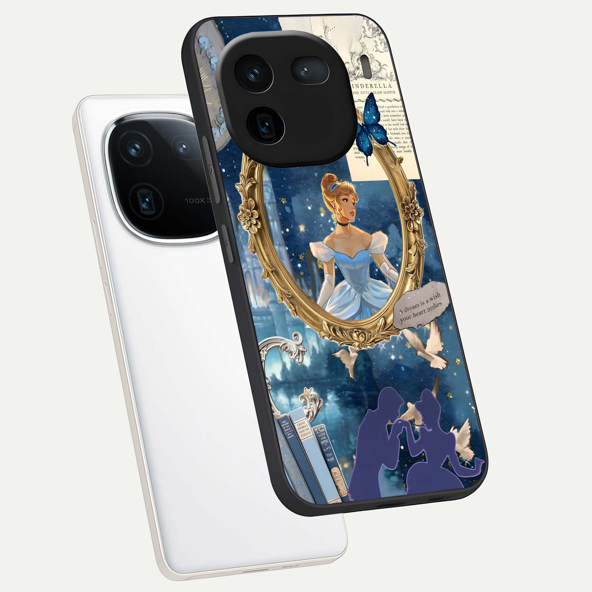 Midnight Queen phone case For iQOO 12 5G showing premium glass back cover with detailed artwork