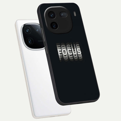  Mono Focus Vision phone case For iQOO 12 5G showing premium glass back cover with detailed artwork
