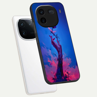  Mystic Hand phone case For iQOO 12 5G showing premium glass back cover with detailed artwork