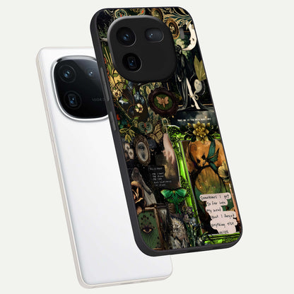  Mystic Woods Secret phone case For iQOO 12 5G showing premium glass back cover with detailed artwork