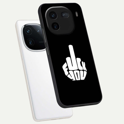  Rebel Mode On phone case For iQOO 12 5G showing premium glass back cover with detailed artwork
