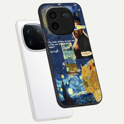  Starry Dream Vision phone case For iQOO 12 5G showing premium glass back cover with detailed artwork
