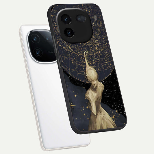 Taylor Swift Girl phone case For iQOO 12 5G showing premium glass back cover with detailed artwork
