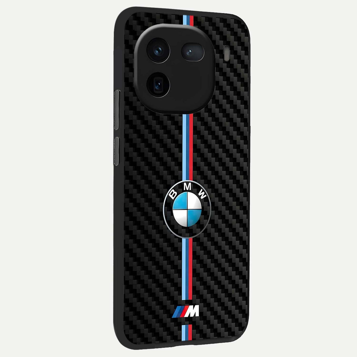  BMW Pattern back cover For iQOO 12 5G slim fit glass case with vibrant aesthetic design