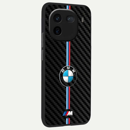  BMW Pattern back cover For iQOO 12 5G slim fit glass case with vibrant aesthetic design