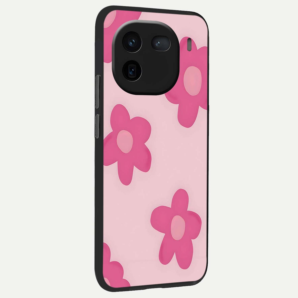 Candy Bloom Dreams back cover For iQOO 12 5G slim fit glass case with vibrant aesthetic design
