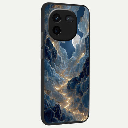  Celestial Cloud Road back cover For iQOO 12 5G slim fit glass case with vibrant aesthetic design