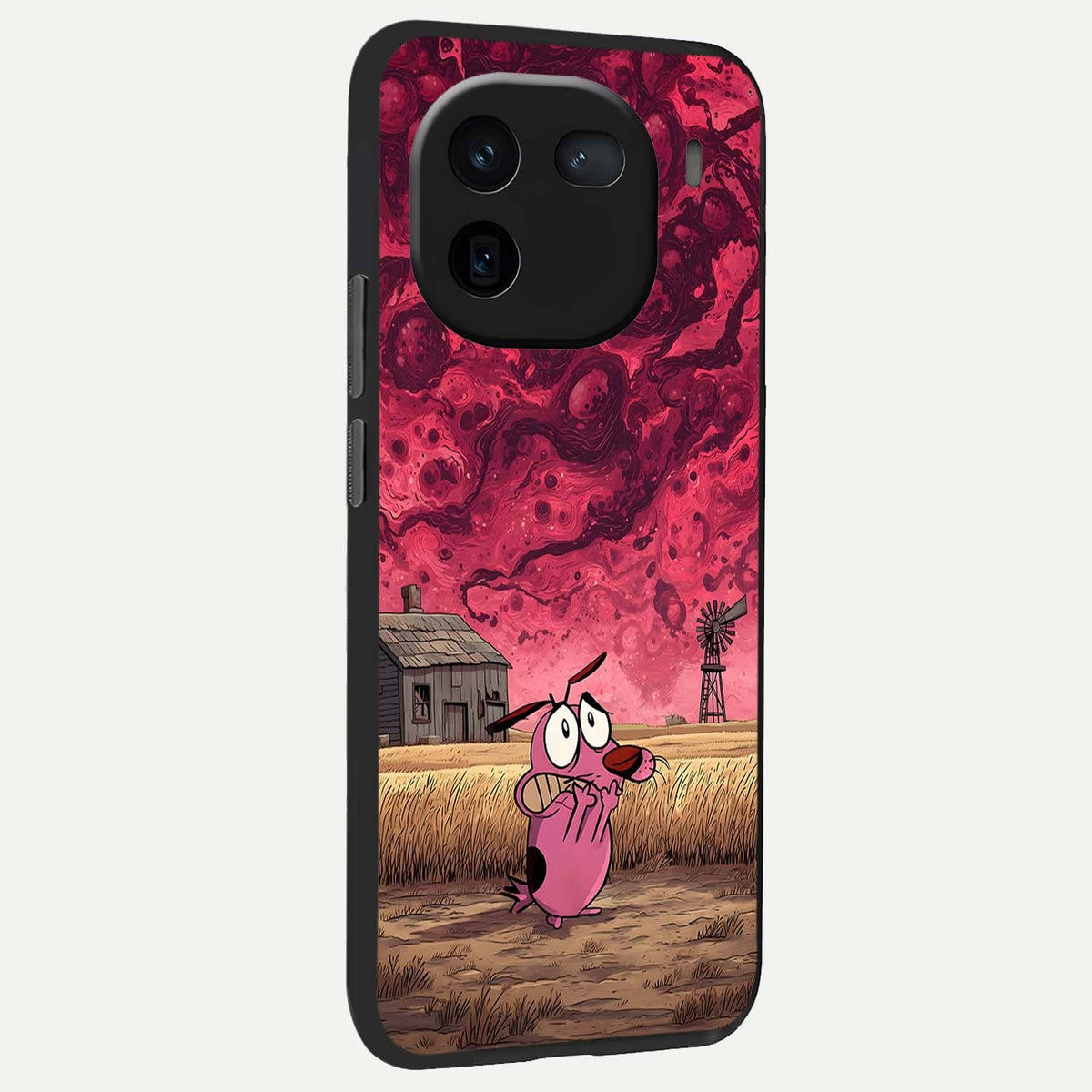  Courage Under Sky back cover For iQOO 12 5G slim fit glass case with vibrant aesthetic design