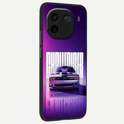  Midnight Muscle Ride back cover For iQOO 12 5G slim fit glass case with vibrant aesthetic design