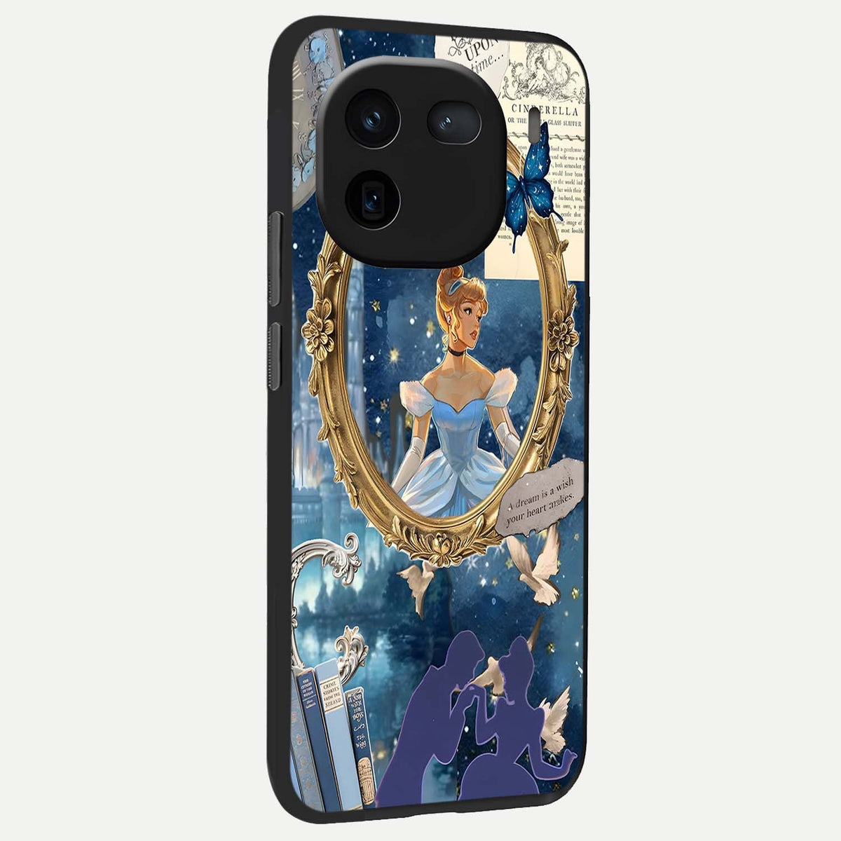  Midnight Queen back cover For iQOO 12 5G slim fit glass case with vibrant aesthetic design
