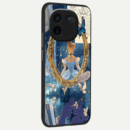  Midnight Queen back cover For iQOO 12 5G slim fit glass case with vibrant aesthetic design