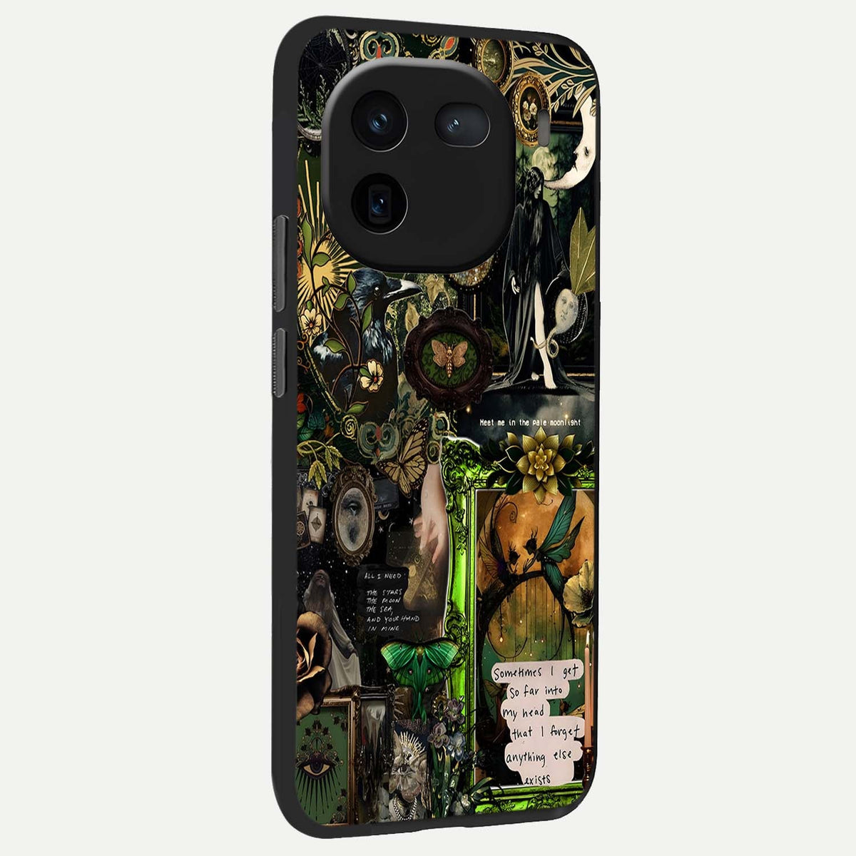  Mystic Woods Secret back cover For iQOO 12 5G slim fit glass case with vibrant aesthetic design