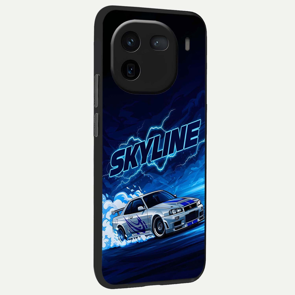  Neon Drift Beast back cover For iQOO 12 5G slim fit glass case with vibrant aesthetic design