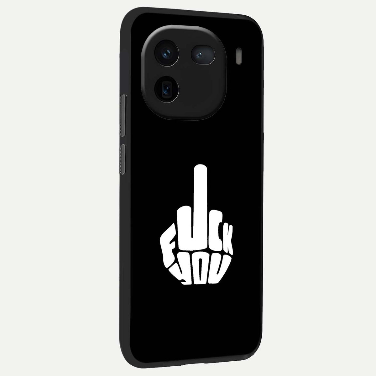  Rebel Mode On back cover For iQOO 12 5G slim fit glass case with vibrant aesthetic design