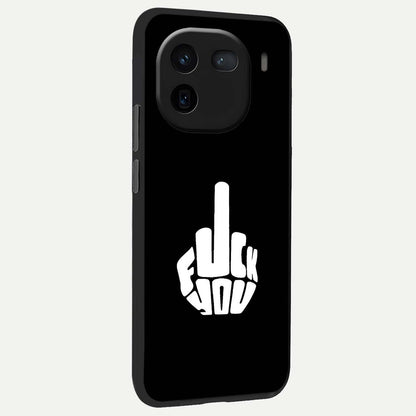  Rebel Mode On back cover For iQOO 12 5G slim fit glass case with vibrant aesthetic design