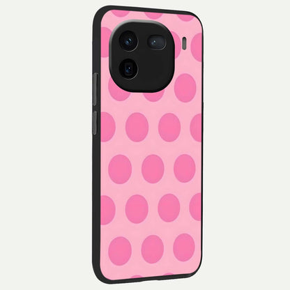  Sweet Dot Dreams back cover For iQOO 12 5G slim fit glass case with vibrant aesthetic design