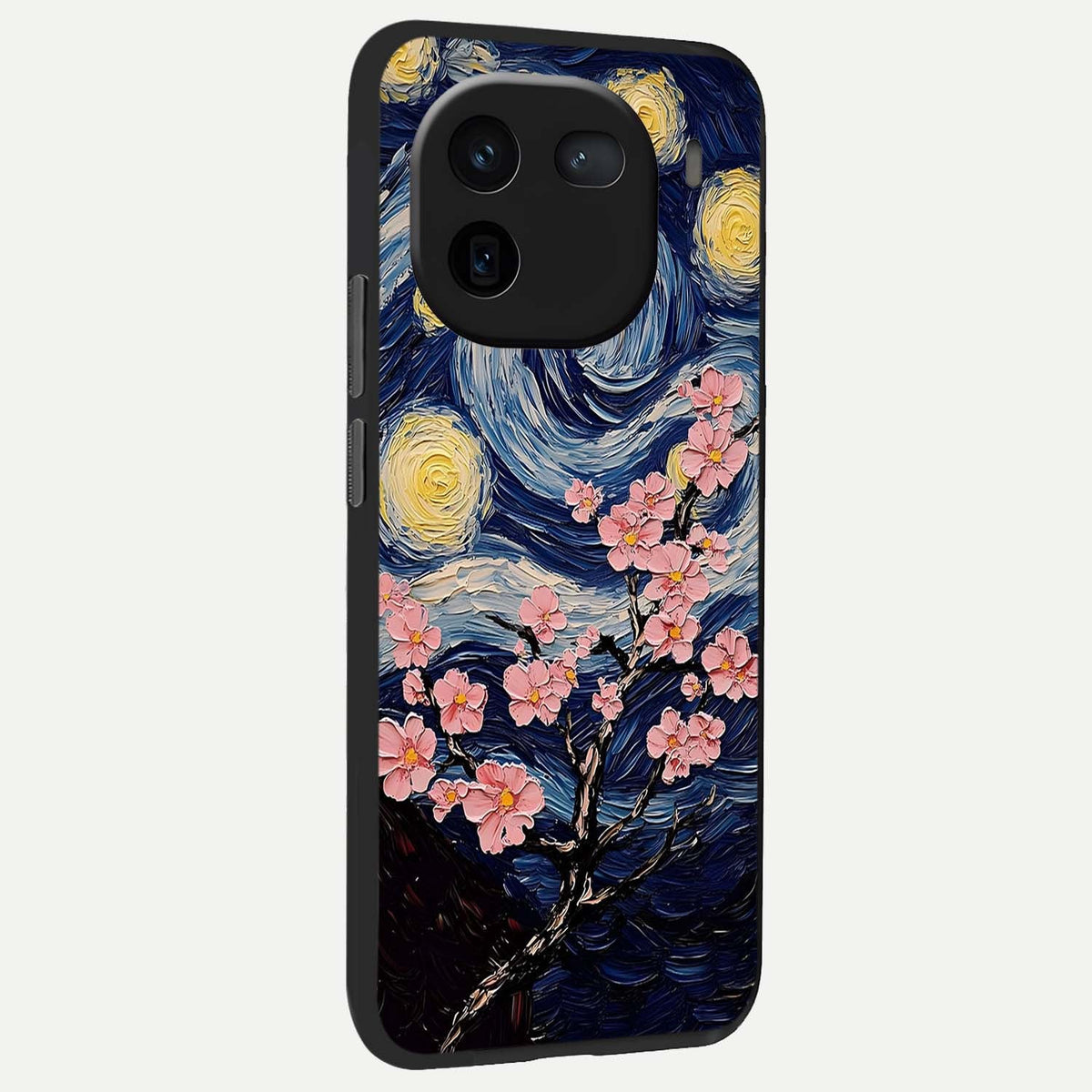  Van Gogh Scenery back cover For iQOO 12 5G slim fit glass case with vibrant aesthetic design