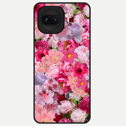  Bloom Crush Fantasy Glass Case for iQOO 15R back cover – full design glossy printed glass finish