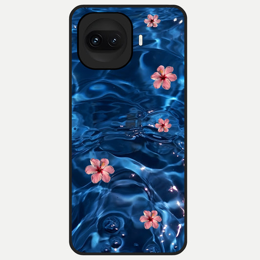  Bloom Thread Art Glass Case for iQOO 15R back cover – full design glossy printed glass finish