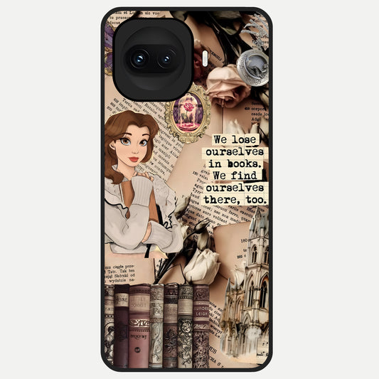  Bookish Dream World Glass Case for iQOO 15R back cover – full design glossy printed glass finish