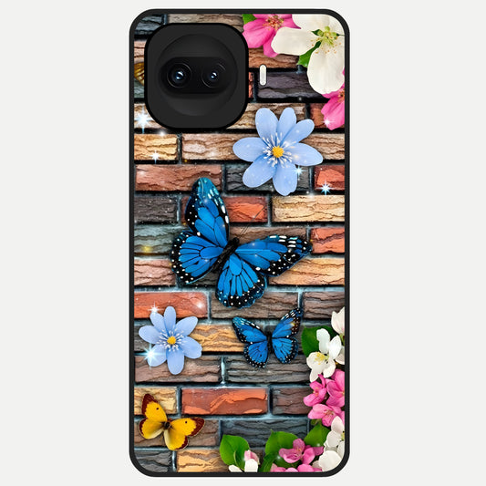  Brick Bloom Flight Glass Case for iQOO 15R back cover – full design glossy printed glass finish