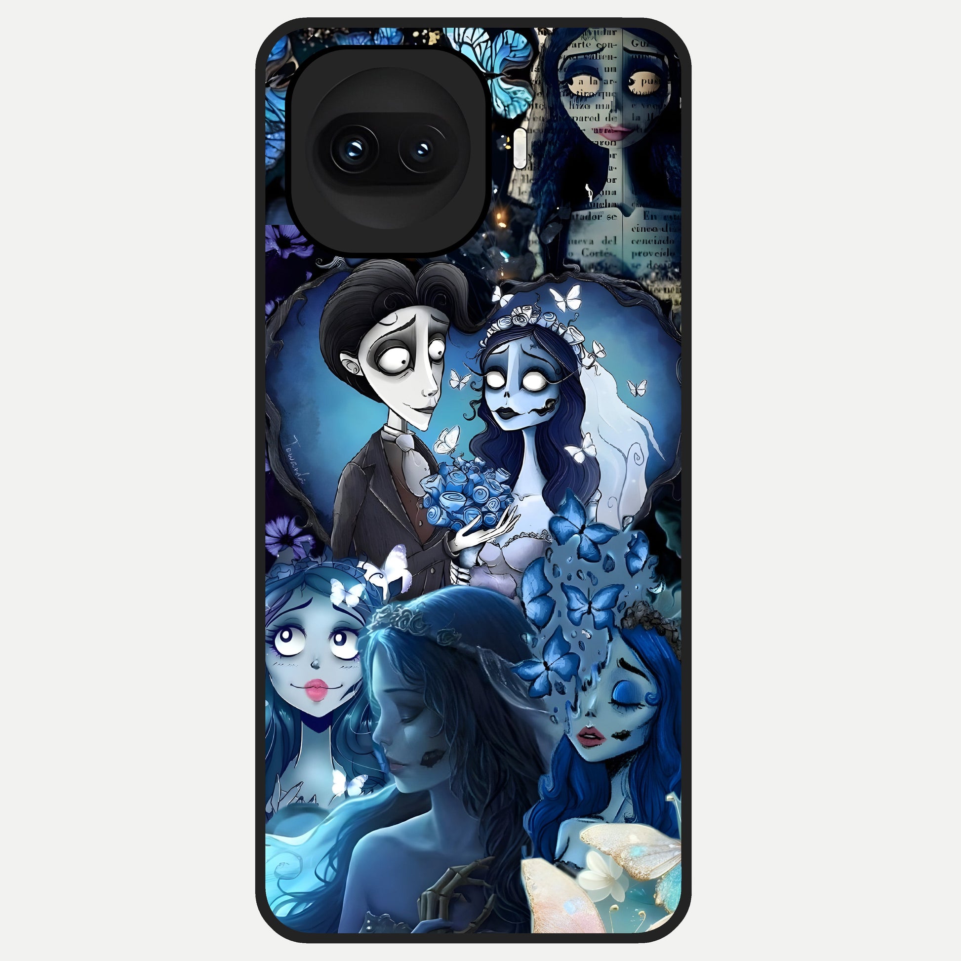  Butterfly Ghost Soul Glass Case for iQOO 15R back cover – full design glossy printed glass finish