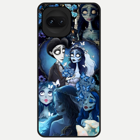  Butterfly Ghost Soul Glass Case for iQOO 15R back cover – full design glossy printed glass finish