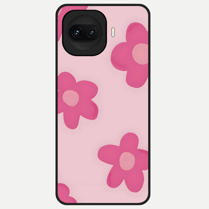  Candy Bloom Dreams Glass Case for iQOO 15R back cover – full design glossy printed glass finish