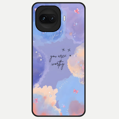  Celestial Cloud Magic Glass Case for iQOO 15R back cover – full design glossy printed glass finish