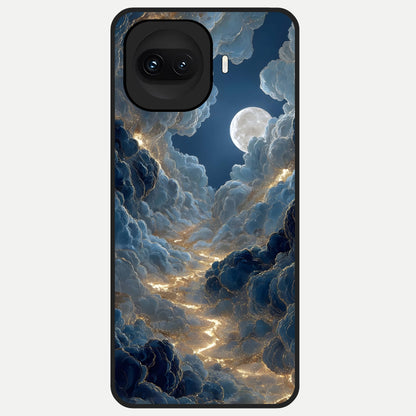  Celestial Cloud Road Glass Case for iQOO 15R back cover – full design glossy printed glass finish