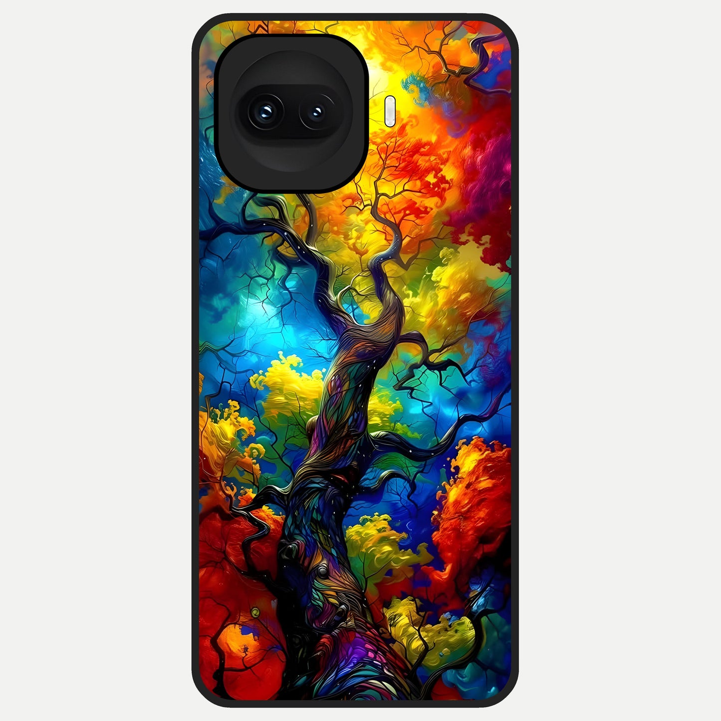  Colorful Soda Bottles Glass Case for iQOO 15R back cover – full design glossy printed glass finish